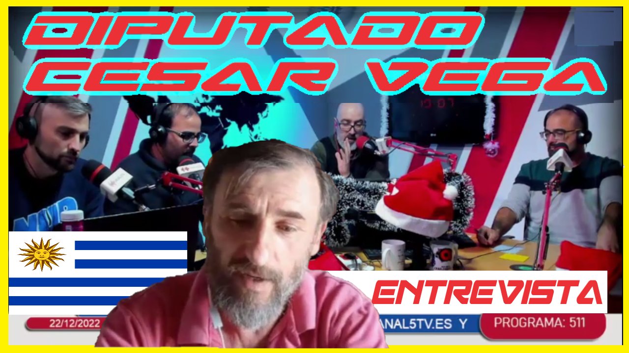 ENTREVISTA CON CESAR VEGA (DIPUTADO DE URUGUAY) Hermanos Barea TV